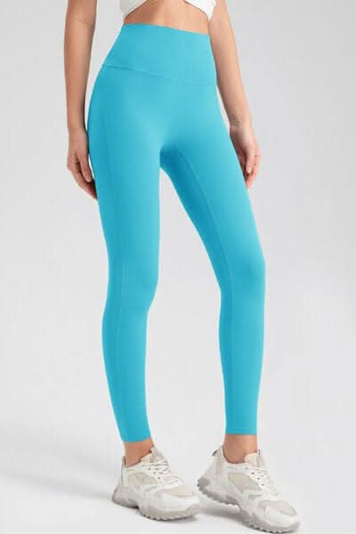 High Waist Skinny Active Pants - LustMia