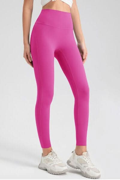 High Waist Skinny Active Pants - LustMia