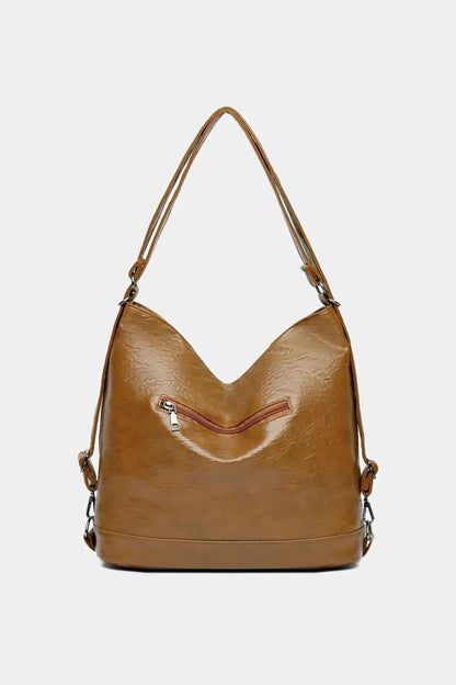 PU Leather Shoulder Bag - LustMia