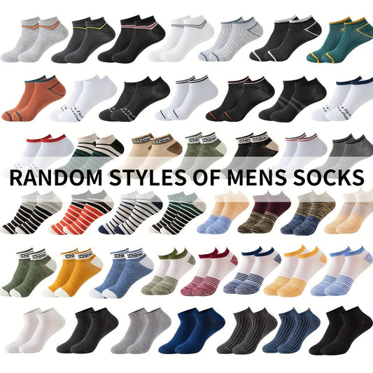 30 Or 50 Or 100 Pairs Of Men's Low Cut Socks - LustMia