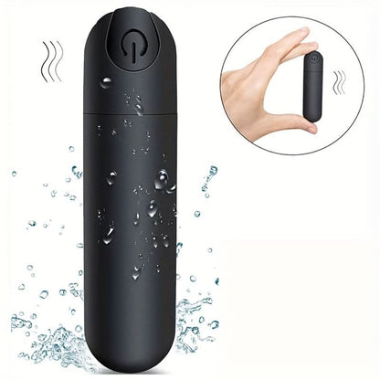 10Mode Mini Bullet Vibrator Powerful Quiet Waterproof USB Rechargeable - LustMia