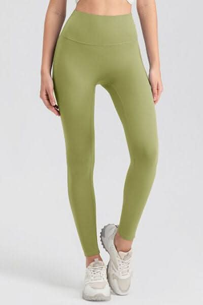 High Waist Skinny Active Pants - LustMia