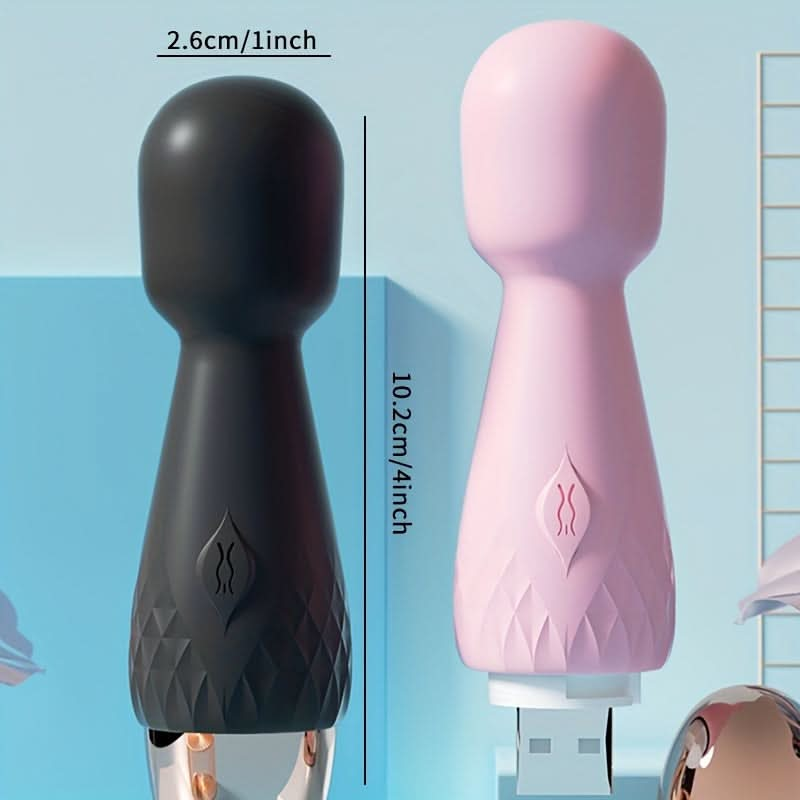 1pc Mini G - Spot Vibrator, Clitoris Stimulator AV Stick G Spot Massager Female Masturbator Sex Toys For Woman, Pink - LustMia