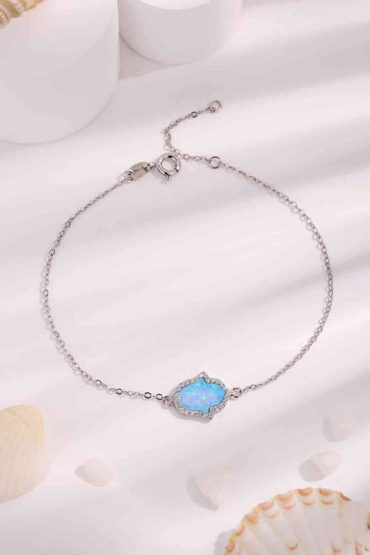 Opal 925 Sterling Silver Bracelet - LustMia