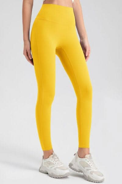 High Waist Skinny Active Pants - LustMia