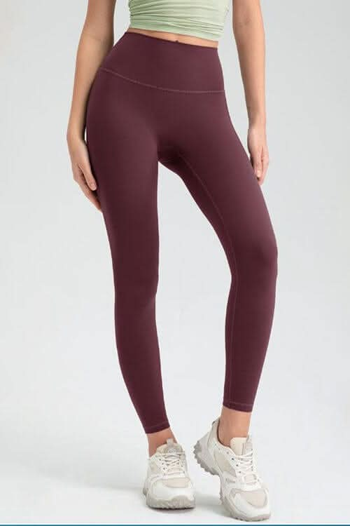 Wide Waistband High Waist Sport Leggings - LustMia