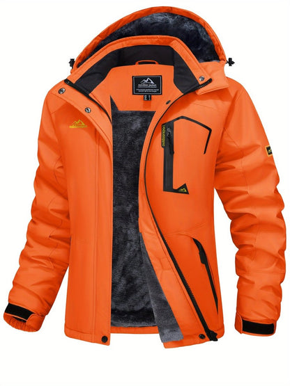 Winter Storm Chaser Jacket - Waterproof Insulated Thermal Fleece Lined Coat - Women - LustMia