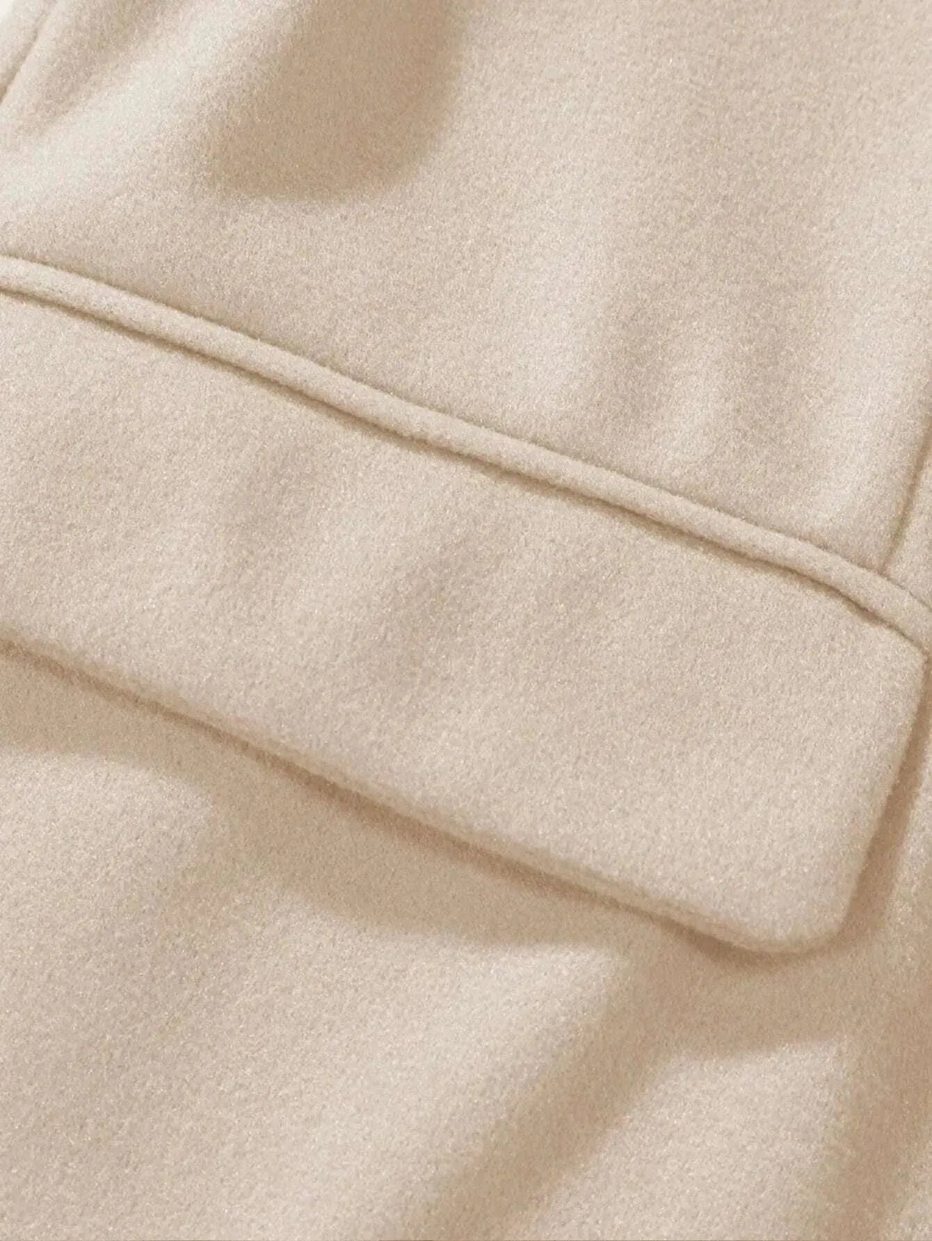 Manfinity Mode Men'S Shirt Collar Lapel Woolen Coat - LustMia