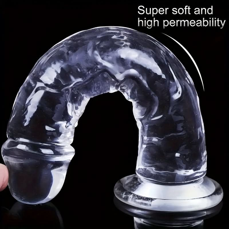 1pc Realistic Dildos, Lifelike Flexible Dildo With Suction Cup For Hands - Free Play, Adult Sex Toys For Men Women Couples Gay G Spot Anal Butt Plug Prostate, Soft Lifelike Beginner Sex Toy, Adult Sex Toys & Games - LustMia