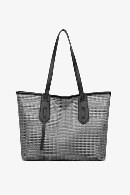 PU Leather Tote Bag - LustMia