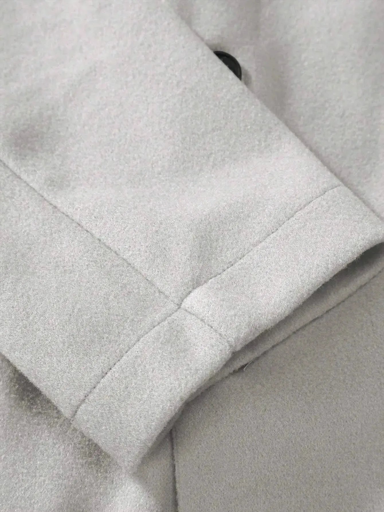 Manfinity Mode Men'S Shirt Collar Lapel Woolen Coat - LustMia