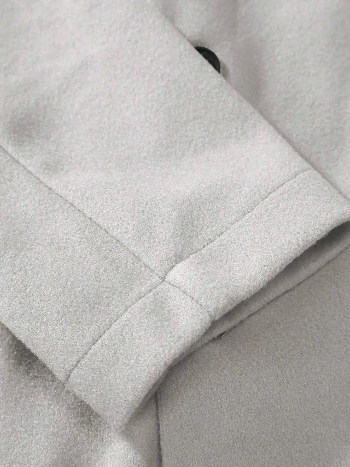 Manfinity Mode Men'S Shirt Collar Lapel Woolen Coat - LustMia