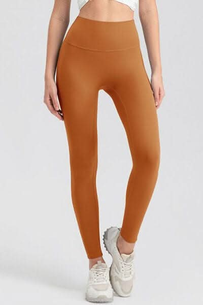 High Waist Skinny Active Pants - LustMia