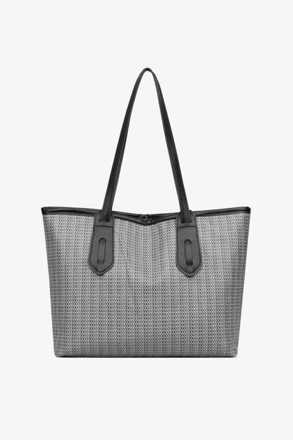 PU Leather Tote Bag - LustMia