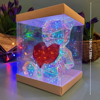 LED LightUp Bear Decoration  USB Powered Perfect for Valentines Day Christmas Halloween Weddings  Birthdays  Ideal Gift for Girlfriend