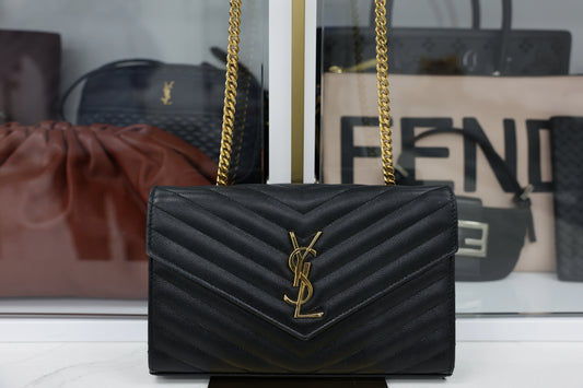 YSL Saint Laurent Cassandre Wallet On Chain WOC