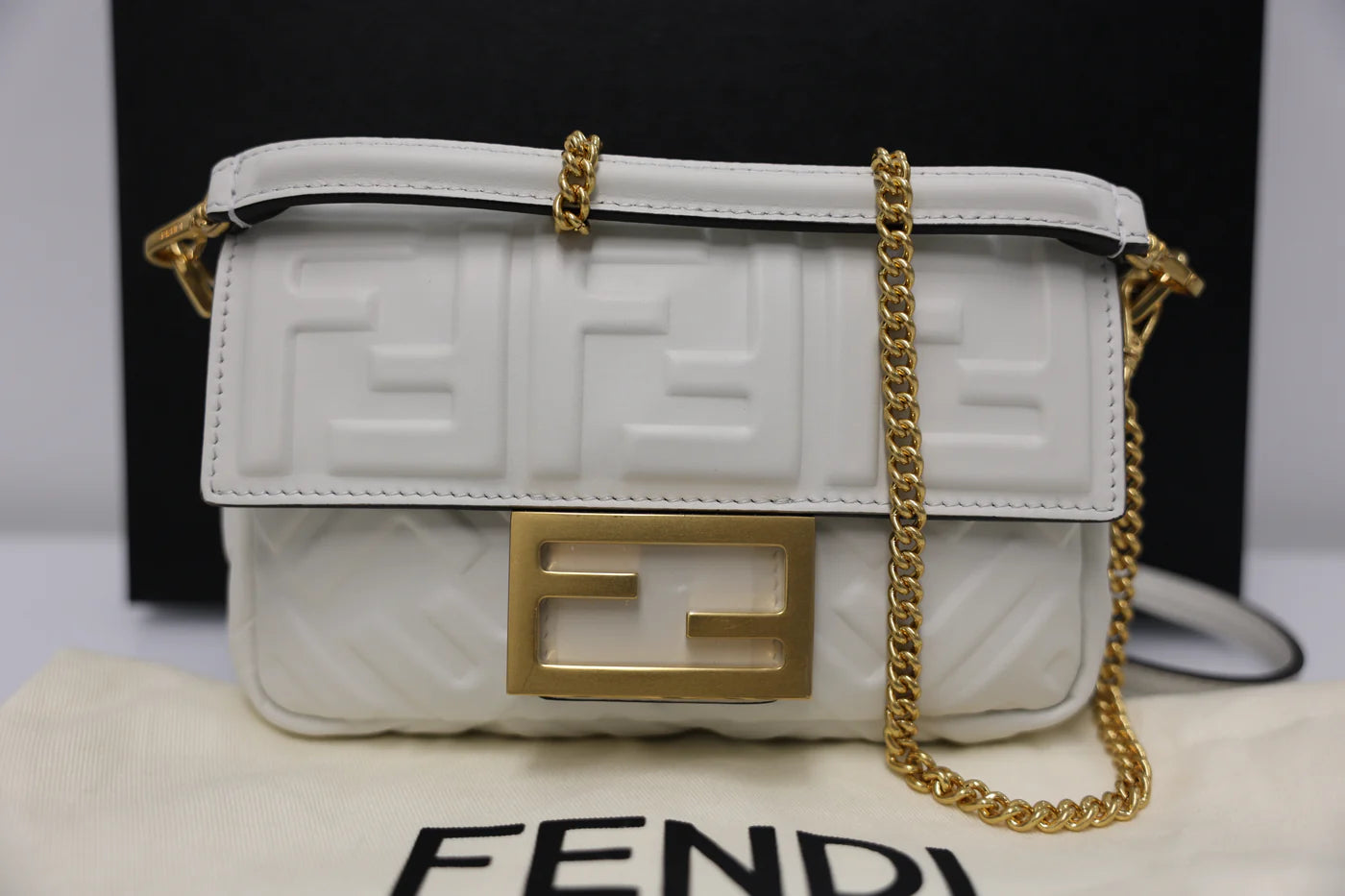 Fendi Mini Baguette Handbag