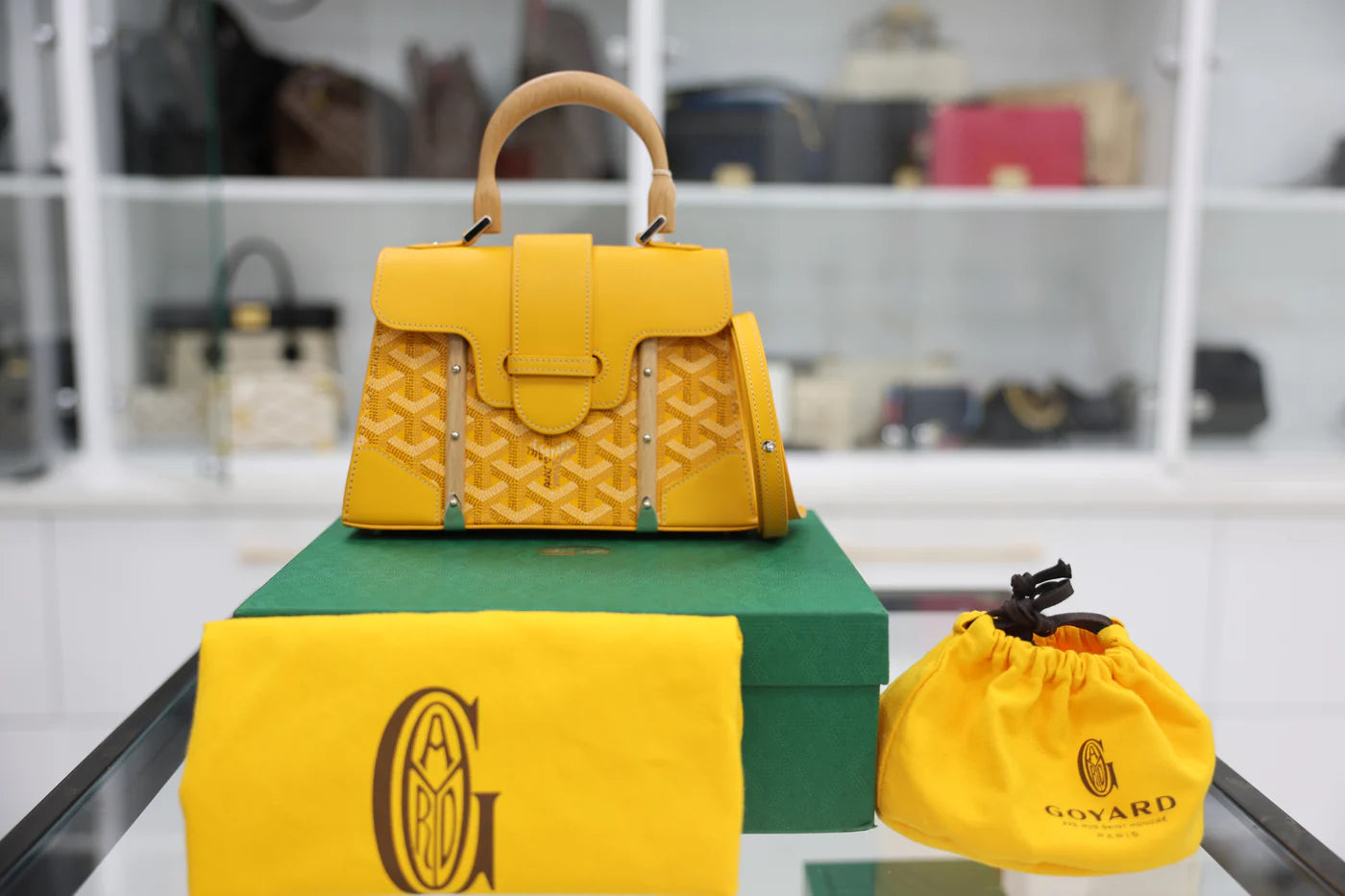 Goyard Saigon Mini Structured Handbag