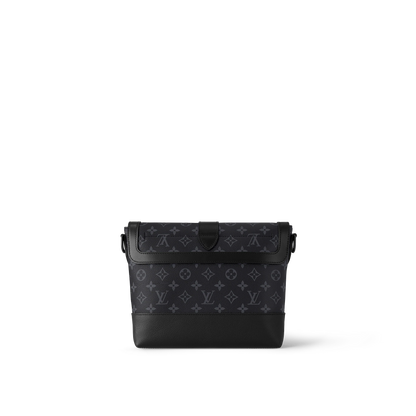 Louis Vuitton Saumur Messenger Monogram Eclipse Canvas Messenger Bag