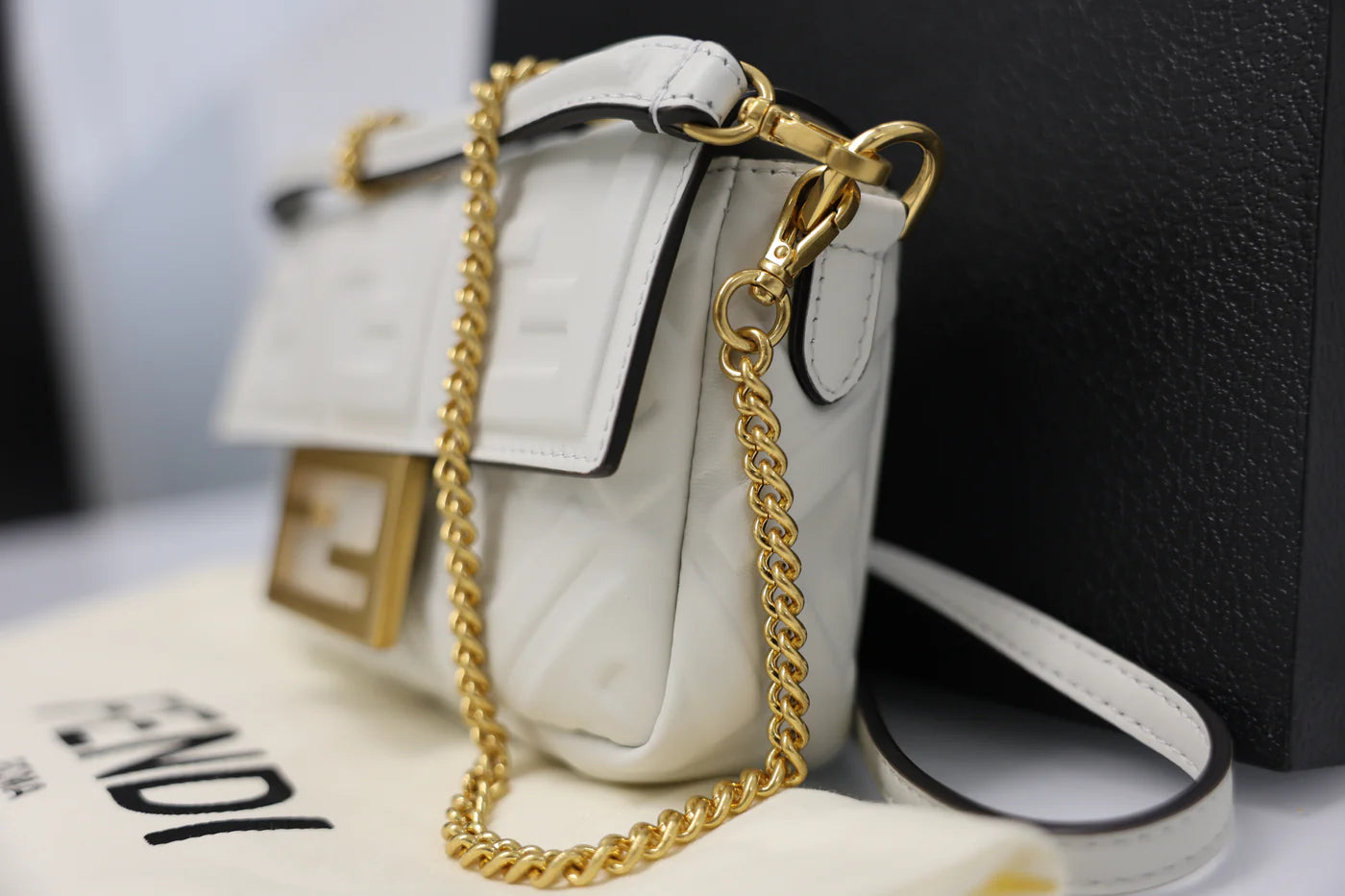 Fendi Mini Baguette Handbag