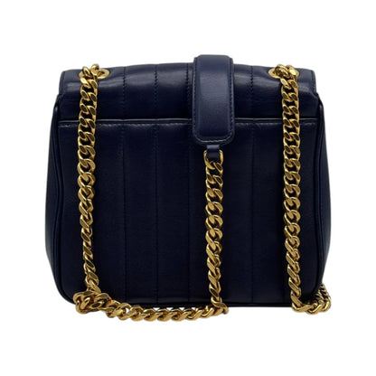 YVES Saint Laurent Crossbody Bag in Navy Blue