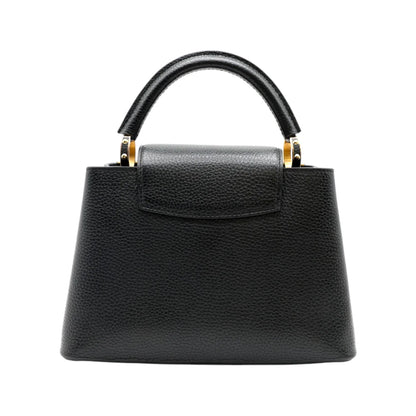 Louis Vuitton Capucines BB Taurillon Leather Handbag in Black