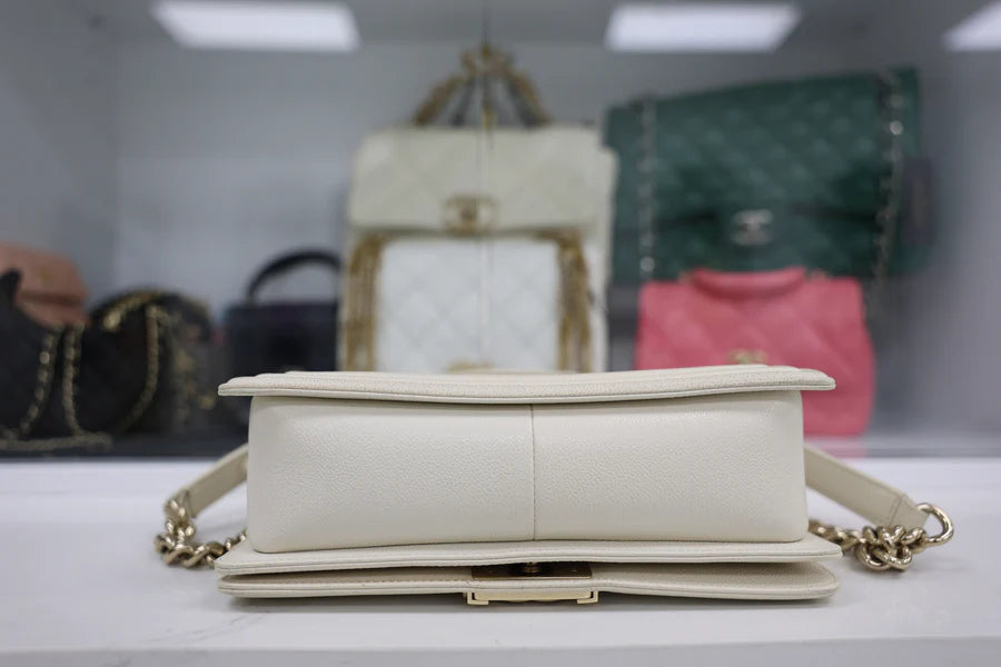 Chanel Caviar Boy Handbag