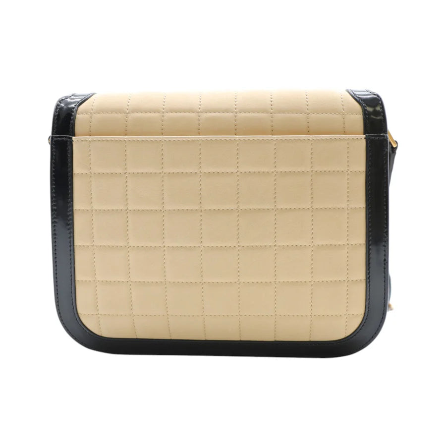YSL Saint Laurent Solferino Medium Suede Crossbody Bag in Beige