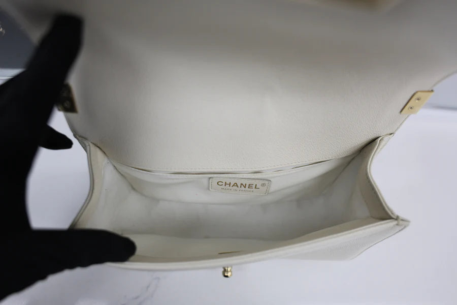 Chanel Caviar Boy Handbag