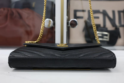 YSL Saint Laurent Cassandre Wallet On Chain WOC