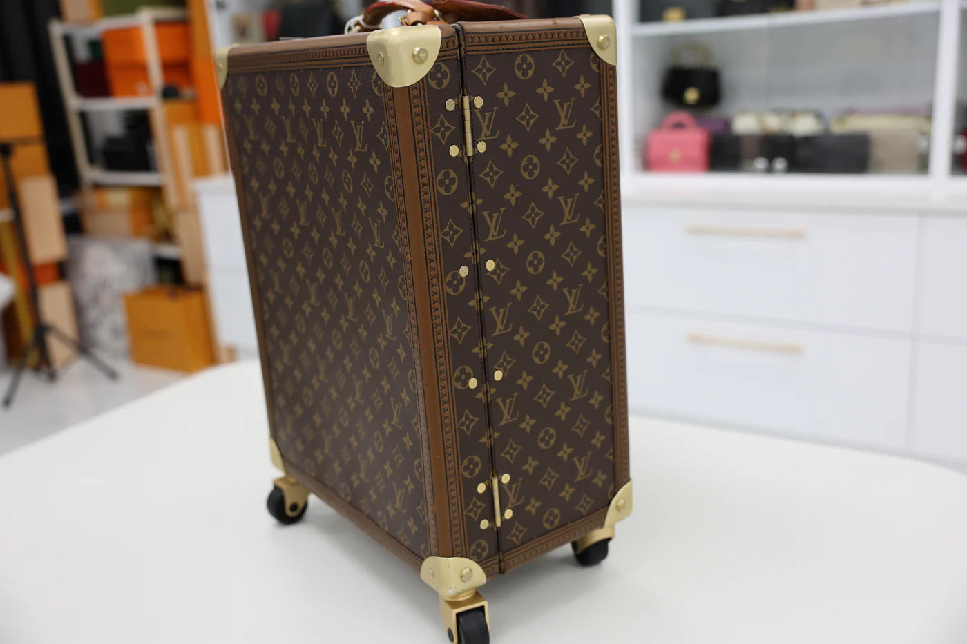Louis Vuitton Rolling Trunk in Monogram Canvas