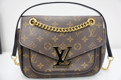 Louis Vuitton Passy Canvas Monogram Shoulder Handbag
