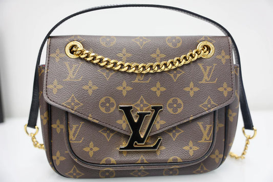 Louis Vuitton Passy Canvas Monogram Shoulder Handbag