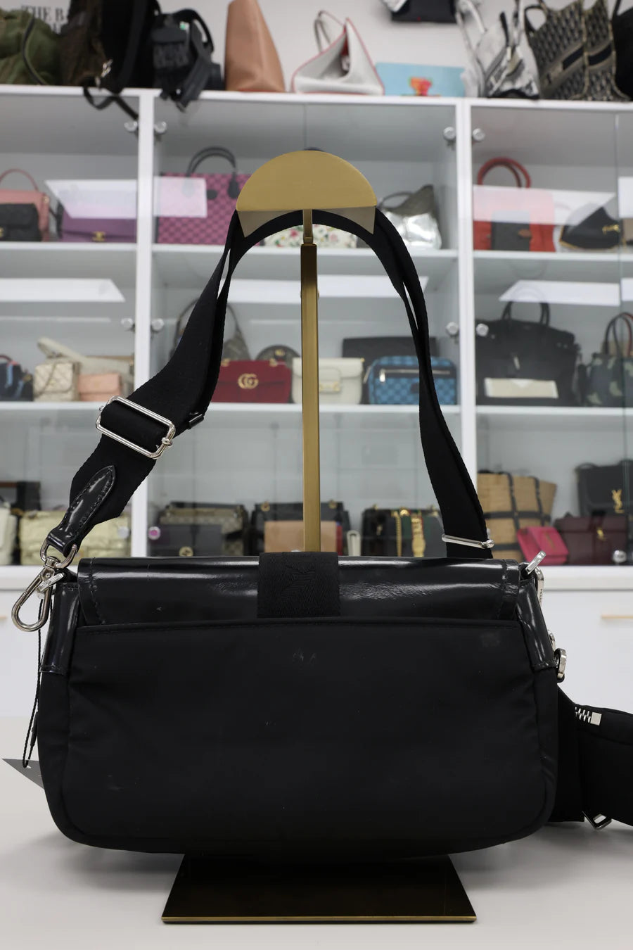 Prada Pocket Crossbody Handbag