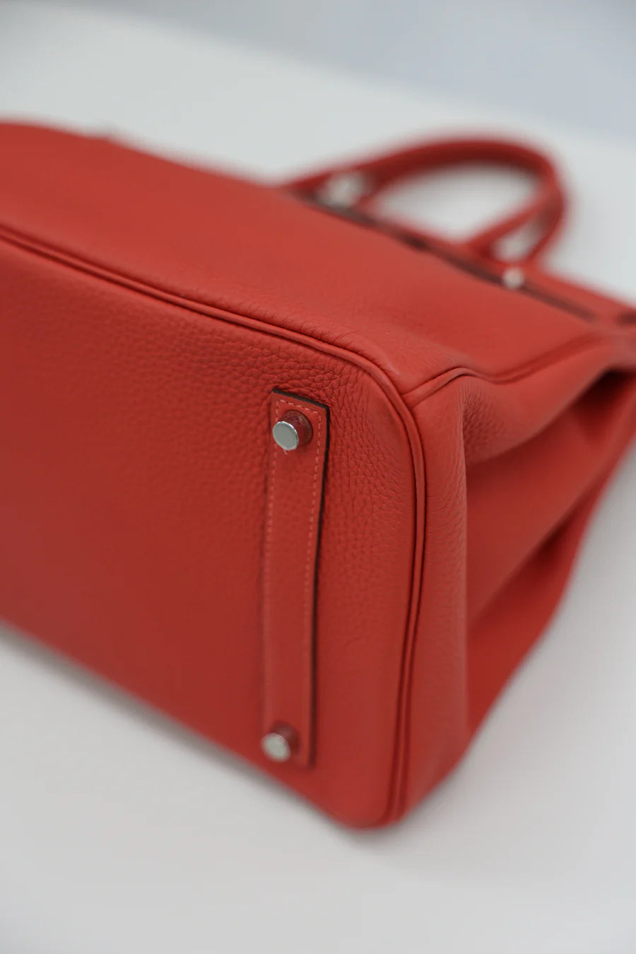 Hermès Birkin 35 Rouge Tomate Togo Leather Bag