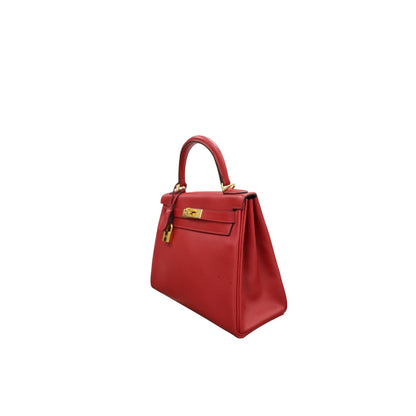 Hermès Kelly 28 in Rouge Casaque Togo Leather